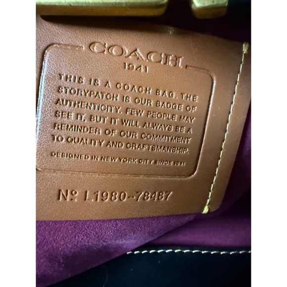 Coach 1941 Troupe Tote Signature Logo Red and Black Leather with matching wallet - Picture 9 of 10